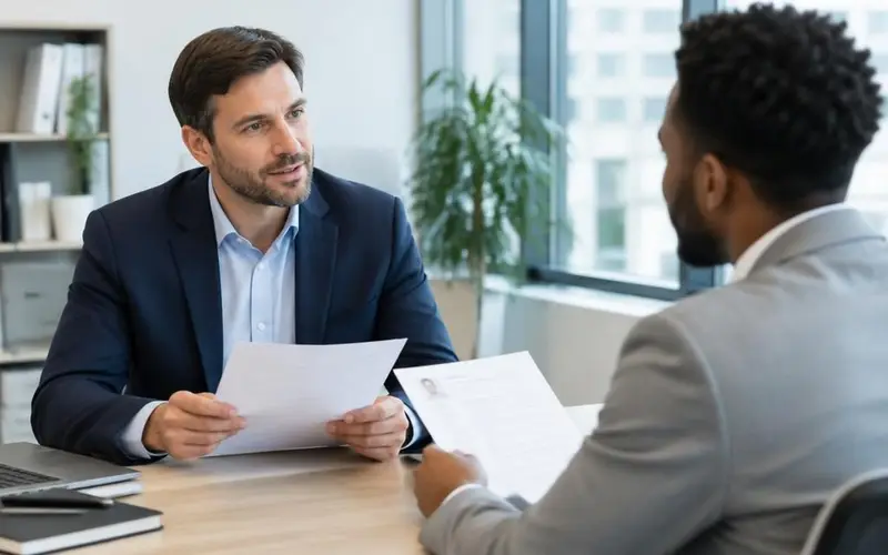 Entretien de recrutement professionnel